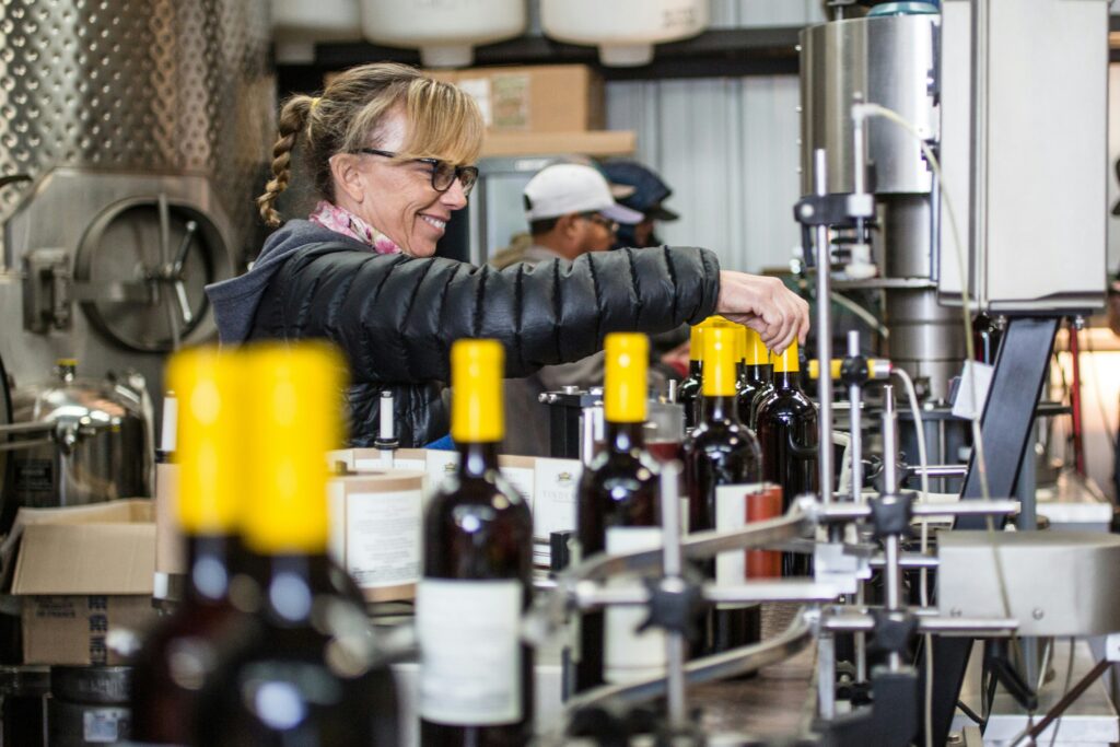 Wine Glass Bottling Line